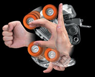 shiatsu massage chair rollers