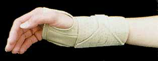 Ambidextrous Cock-up Wrist Splint with Tension Strap