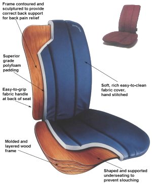 BetterBack seat support