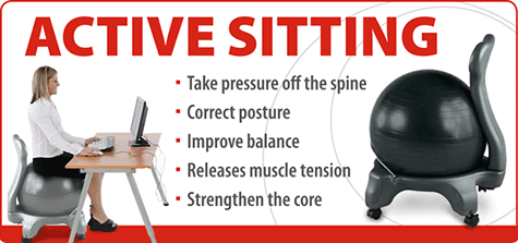 TheraGear Active Sitting Ball Chair
