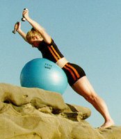 exercise on TheraGear Swiss Ball