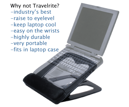 Travelrite benefits and advantages over other laptop stands and stations
