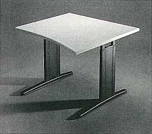Single Surface Curved Manual Peripheral Writing Tables